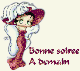 Gif animé bonne soirée a demain